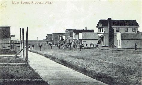 Historical photos photographs of Provost Alberta