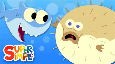 10 Little Fishies - Featuring Finny The Shark! | Kids Songs | Super ...