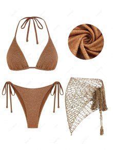 Shop The Hottest Bikini Sets Three Piece Swimsuits At Swimwear Zaful