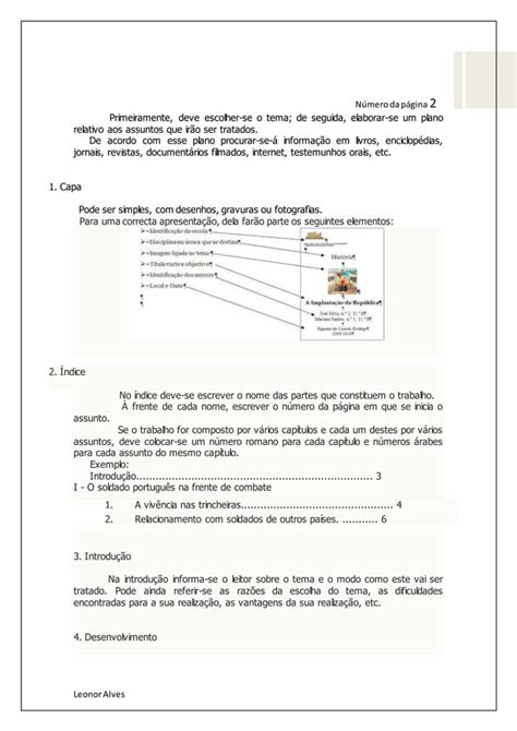 Como Elaborar Um Trabalho Escrito PDF