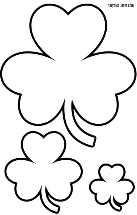 Printable Shamrock At Tanenzoblog Blog