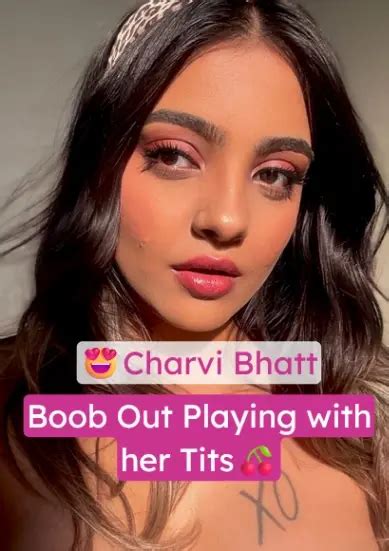 Insta Model Charvi Bhatt Nude Boob Out Plays With Her Tits ViralNude