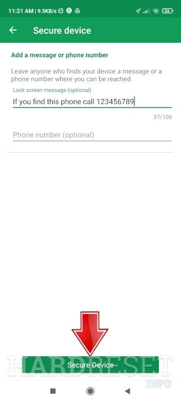 How To Add Lock Screen Message In Google Find My Device Hardreset Info