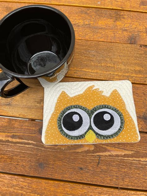 Owl Mug Rug Designs By Babymoon