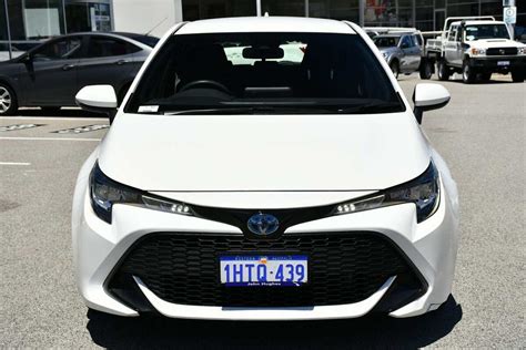 Sold Toyota Corolla Ascent Sport E Cvt Hybrid In White Used