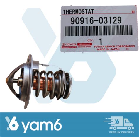 GENUINE TOYOTA THERMOSTAT, FITS VARIOUS MODELS 90916-03129 | eBay UK