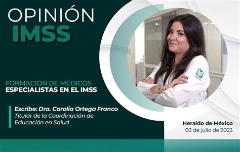 Formación De Médicos Especialistas En El Imss Instituto Mexicano Del