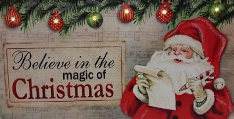 Tis Your Season | Lighted Santa Claus Picture on Canvas