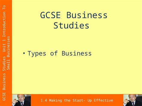 Pptx Gcse Business Studies Types Of Business Gcse Business Studies