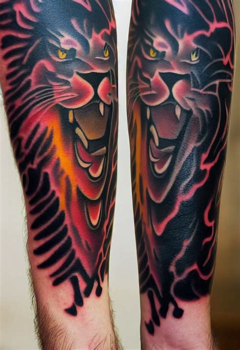 Roaring Lion Tattoo – AI Art Gallery