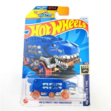 Машинка коллекционная Mattel Hot Wheels 2024 HW ULTIMATE T REX TRANSPORTER купить с доставкой