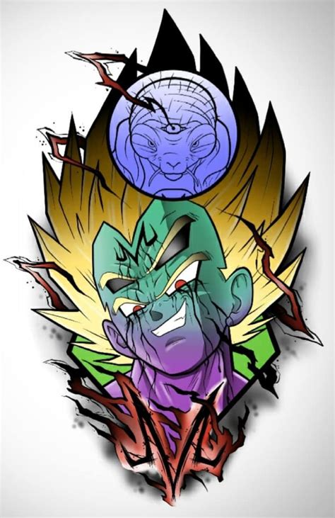 37 Awesome Majin Vegeta Tattoo Design Ideas In 2021