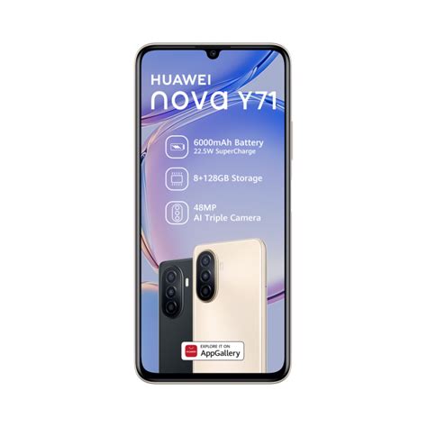 Huawei Nova Y71 Dual Sim Gold Incredible Connection