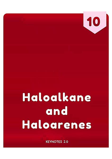 SOLUTION Haloalkanes And Haloarenes Chapter 10 Class 12th Chemistry