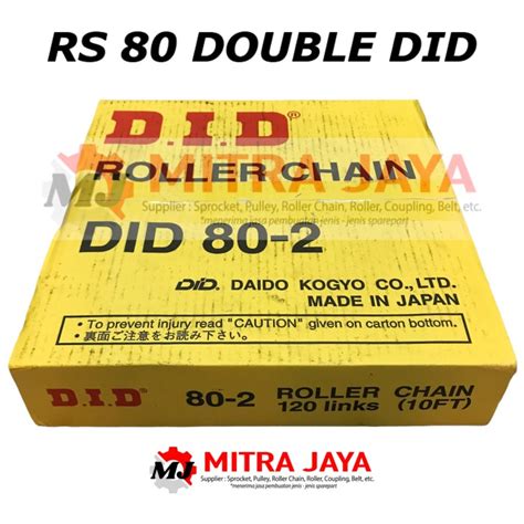 Jual Roller Chain Rs Did Jepang Rantai Sprocket Double Daido