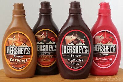 HERSHEY S Syrup 22 24 Oz Caramel Chocolate Special Dark Strawberry