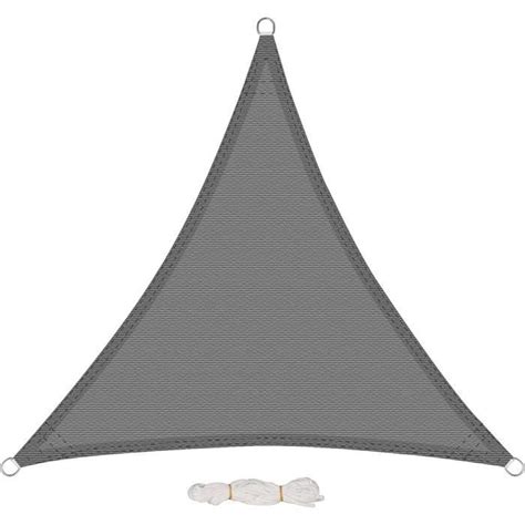 Voile D Ombrage Triangulaire 4x4x4m Protection Solaire UV Voiles D