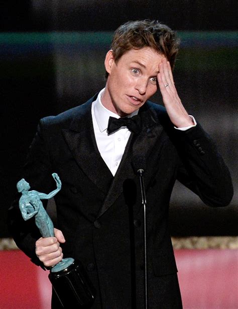 Eddie Redmayne's SAG Awards Speech Was Perfect and So Cute - E! Online - CA