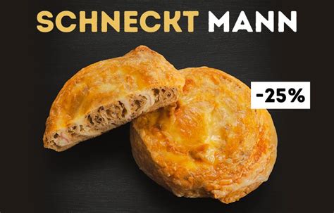 Käse Puten Schinken Schnecke Bäckerei Der Mann