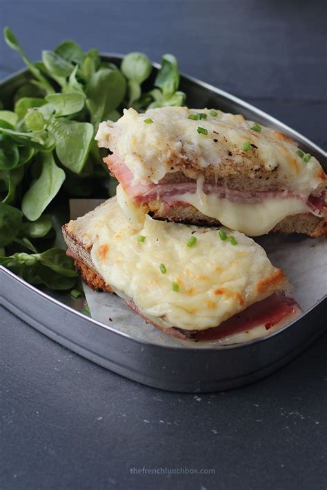 Croque Monsieur With Cheesy B Chamel Sauce By The French Lunchbox