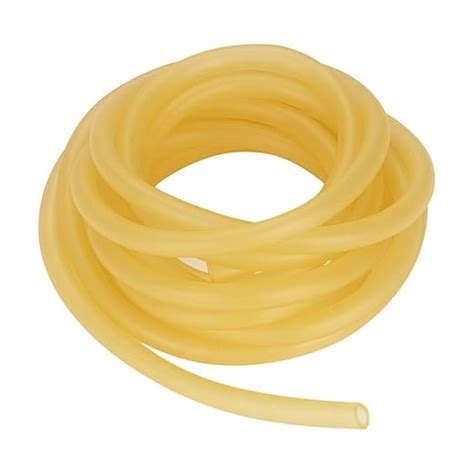 Stonylab Rubber Tubing Pure Latex Amber Tubing Natural Rubber Tube