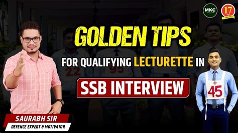 SSB INTERVIEW Strategy For Lecturette In SSB Important Things For