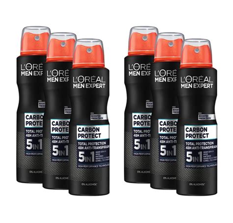 6er Set L Oréal Men Expert Deo Carbon Protect für 11 17 statt 15