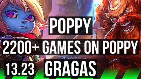 POPPY Vs GRAGAS JNG 2 7M Mastery 2 0 5 2200 Games KR Master