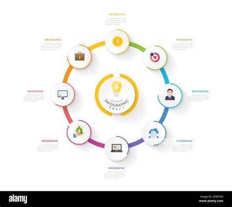 Infographic Template For Business Steps Modern Mindmap Diagram With