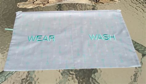 Travel Organizer Lingerie Bag White With Gold Arrows And Etsy