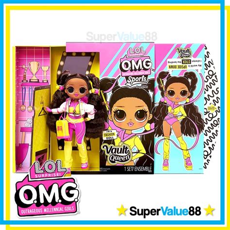 Original LOL Surprise OMG Sports Vault Queen Gymnastics Fashion Doll