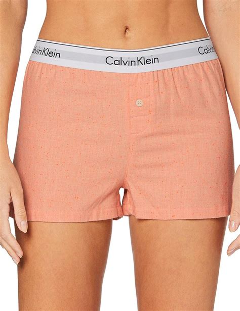 Calvin Klein Wovens Cotton Sleep Shorts Qs E Womens Nightwear Ebay