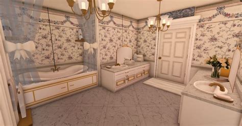 Bloxburg Coquette Bathroom Idea House Decorating Ideas Apartments