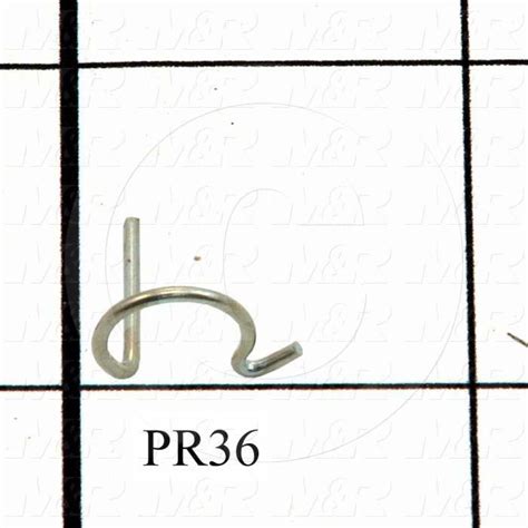 PR36 Gas Spring Mounting Hardware Type Safety Clip Ball Stud