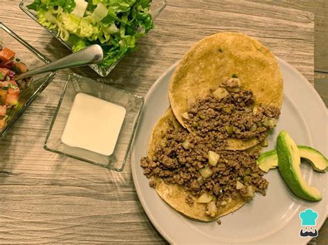 Tacos De Carne Molida Receta Mexicana
