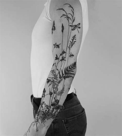 63 Elegant Ideas For Flower Sleeve Tattoos In 2023 All About Tattoo