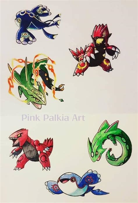 Pokemon Rayquaza Groudon Kyogre