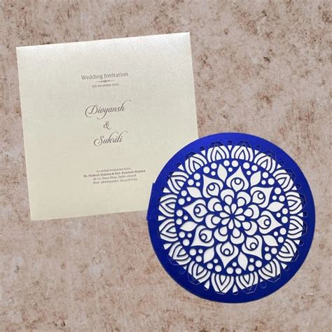 Kl Lasercut Paper Wedding Invitation Card At Rs Piece Laser