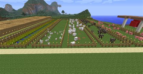 Mass Producing Farm Minecraft Project