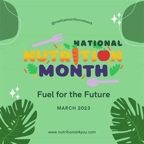 national nutrition month  years theme  fuel