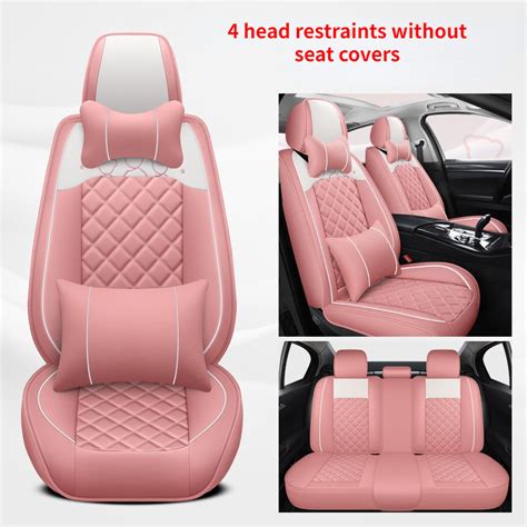 Universal Fit Car Seat Covers Pu Leather Front Seatback Seat Made