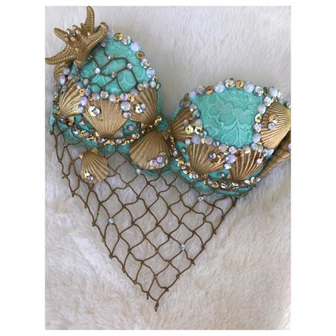 Sea Shell Mermaid Bra Etsy