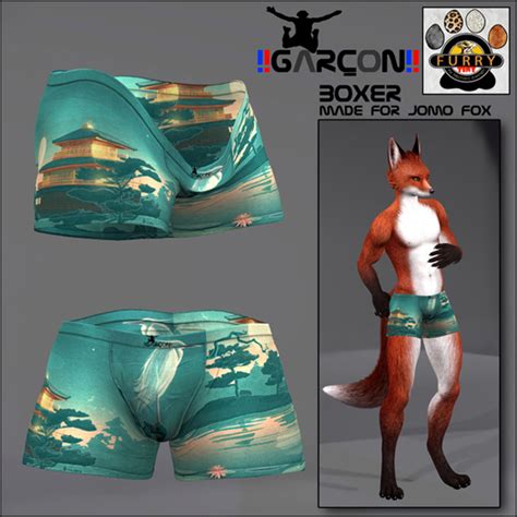 Second Life Marketplace Furrytiny Boxers Golden Palace Fox Jomo