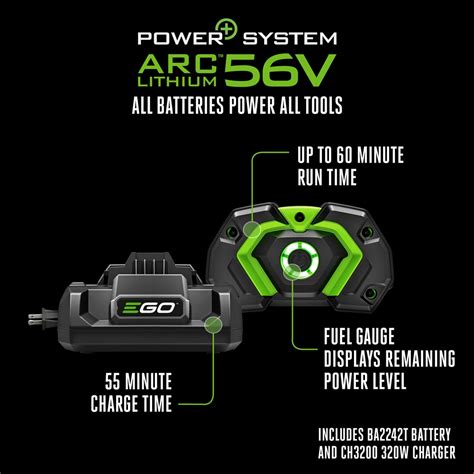 Ego Power Powerload With Line Iq Volt In Telescopic Shaft