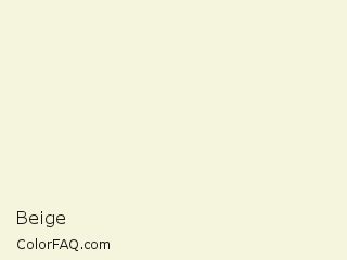 Hex #f5f5dc Beige Color Code and Scheme - ColorFAQ