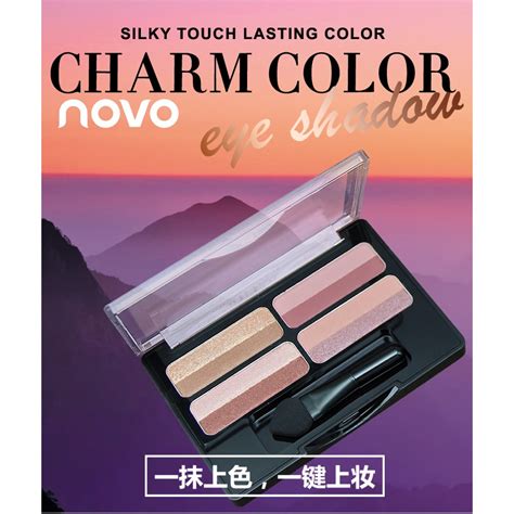 Jual Novo Colors Lazy Eyeshadow Palette Earth Color Natural Nude Eye Shadow Matte Shimmer Eye
