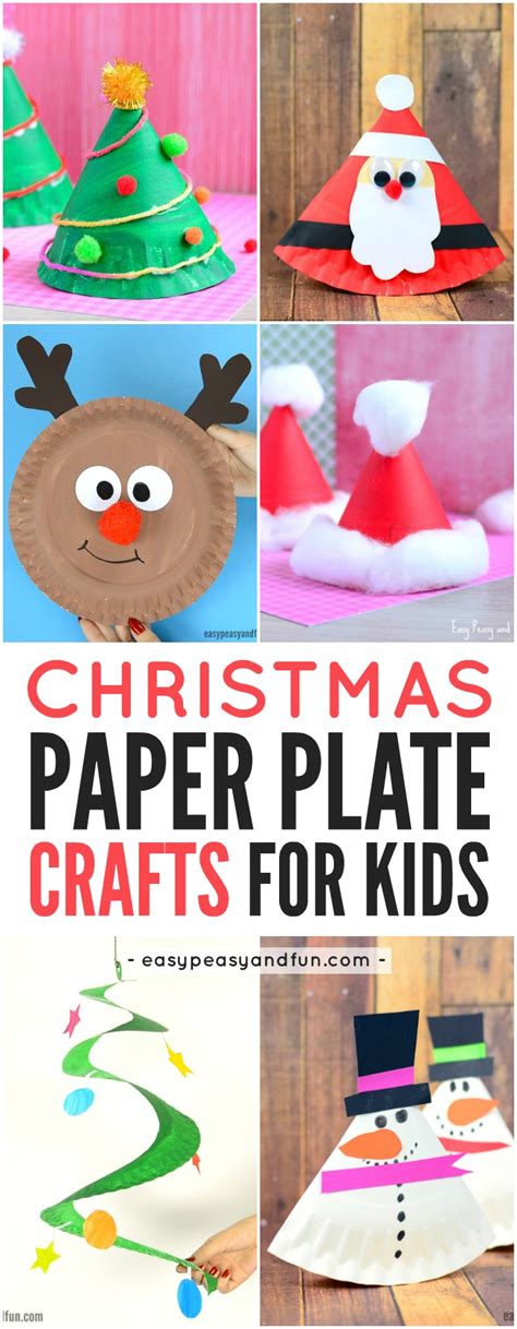 Paper Plate Christmas Crafts - Easy Peasy and Fun