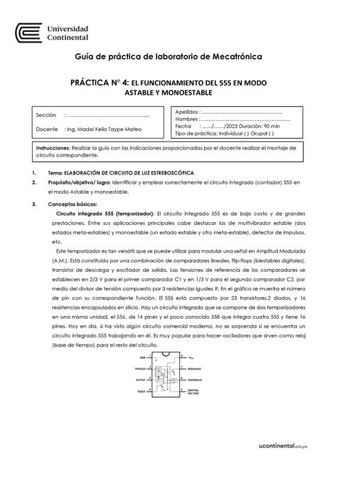 Gu A De Laboratorio Gu A De Prctica De Laboratorio De