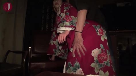 Busy Japanese Luxury Girl In Traditional Clothes Gets A Huge Cumshot Over Her Perfect Ass Hmhi