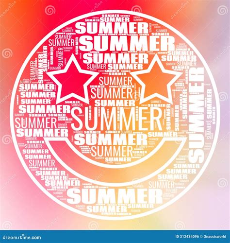 Hot Summer Cool Shapes Stock Illustration Illustration Of Cool